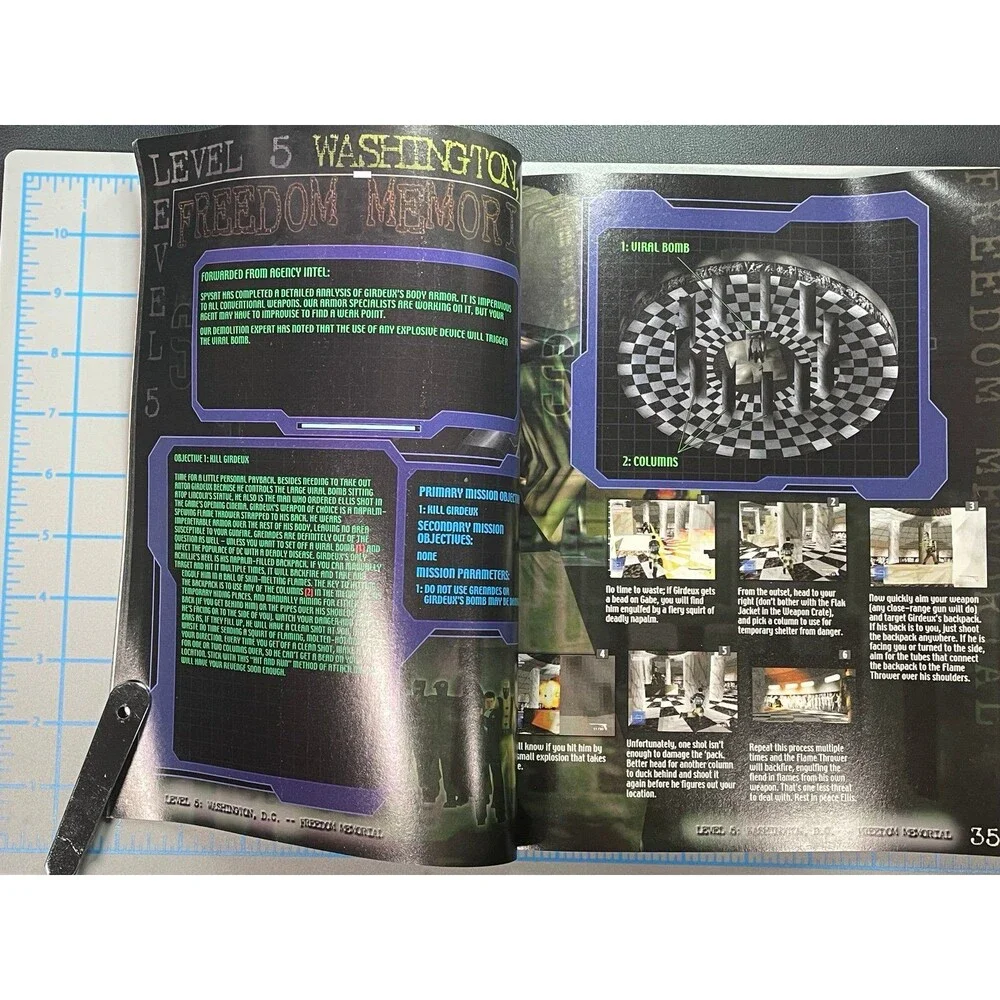 Sony Playstation PS1 PSX Syphon Filter Strategy Guide Vintage 989 Studios